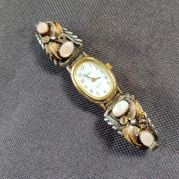 Vintage Sterling watch tips & watch main image 7